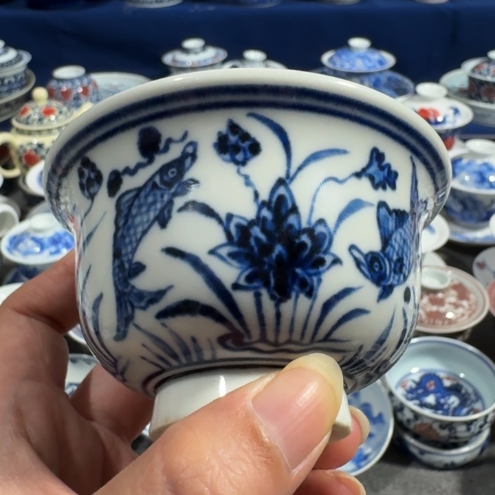 景德镇手工手绘杯