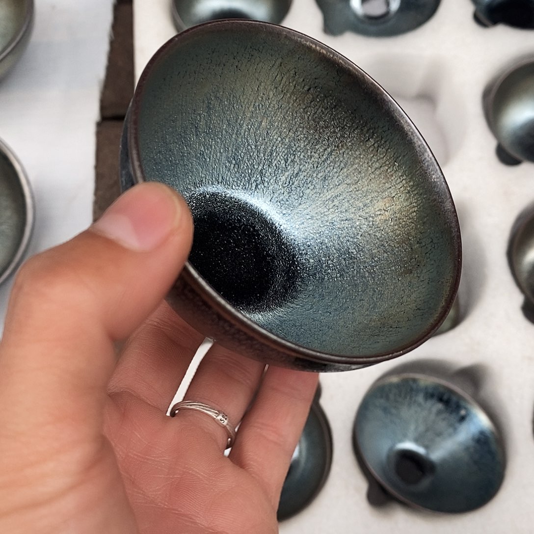 茶盏1**2建盏爆胎一个