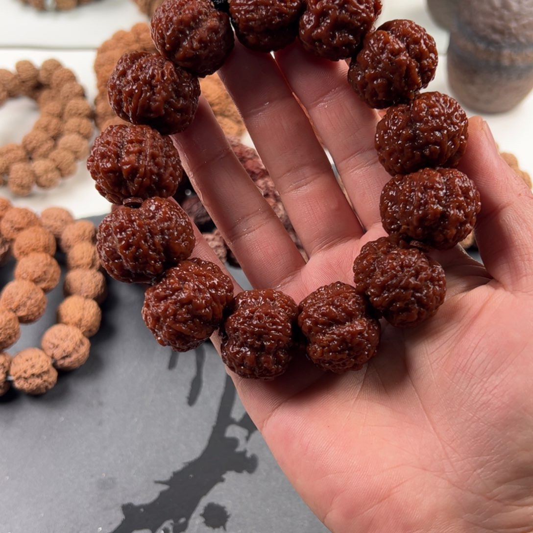 金刚菩提手串梅花双龙巨无霸29次顶