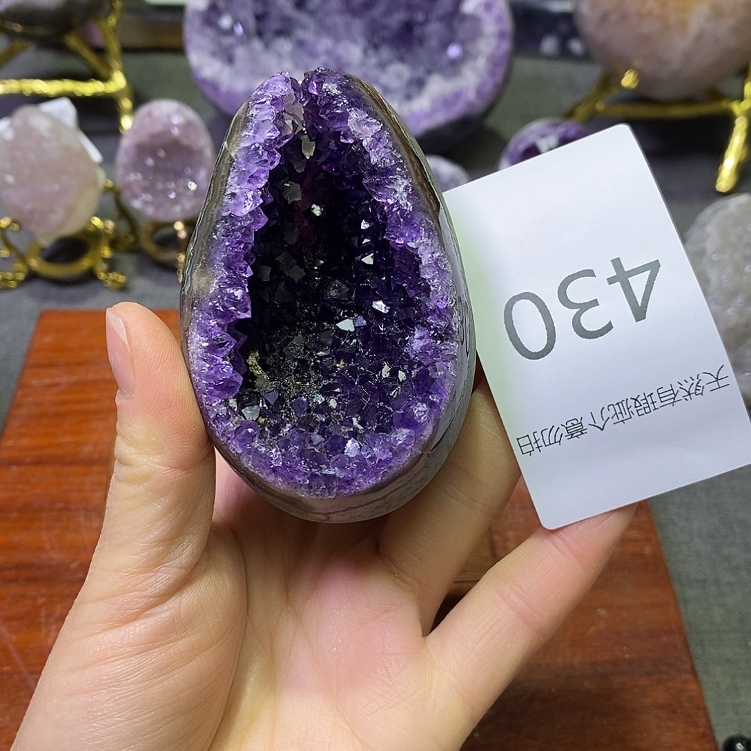 紫晶未镶嵌珠宝半成品