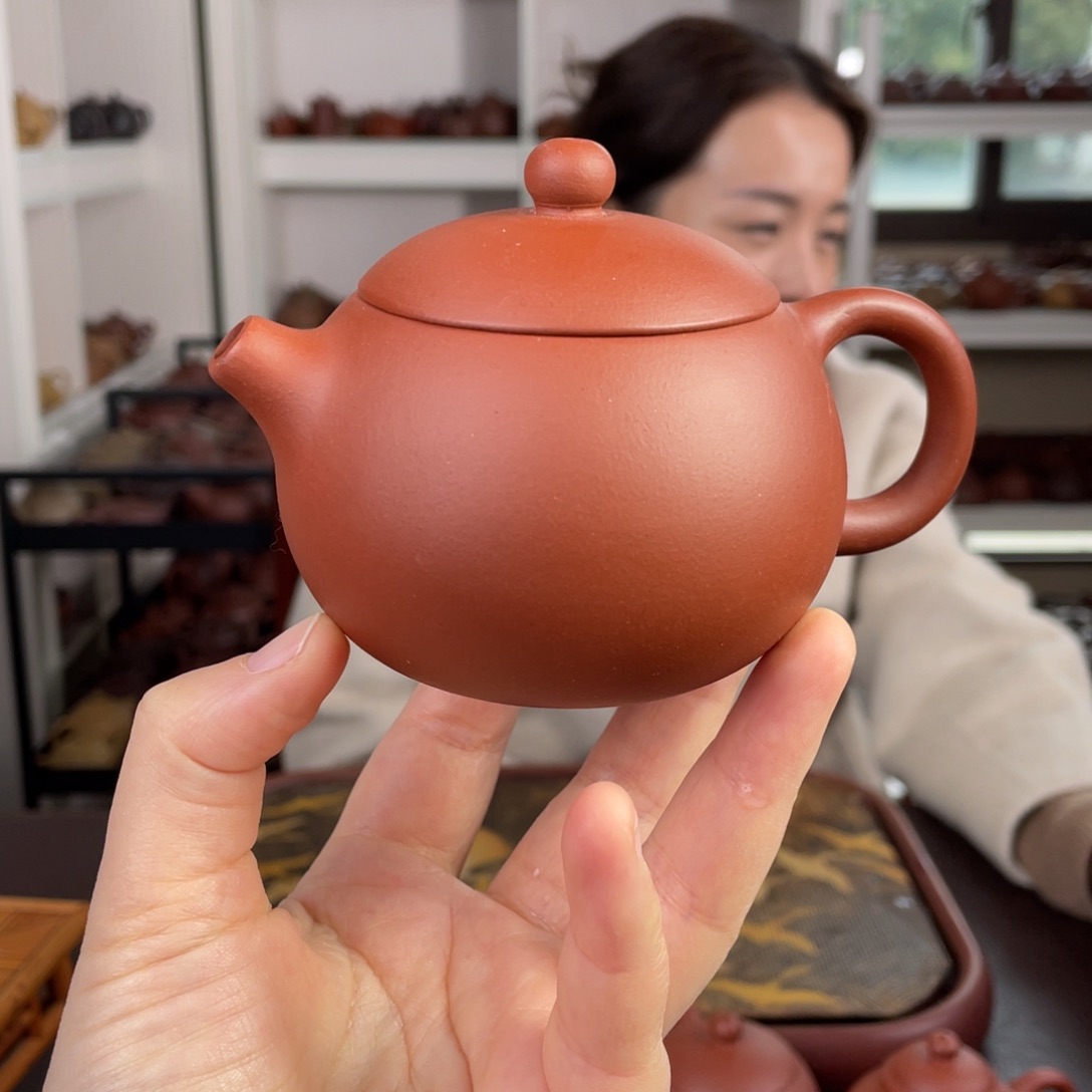 紫砂茶壶红清水大西施200cc