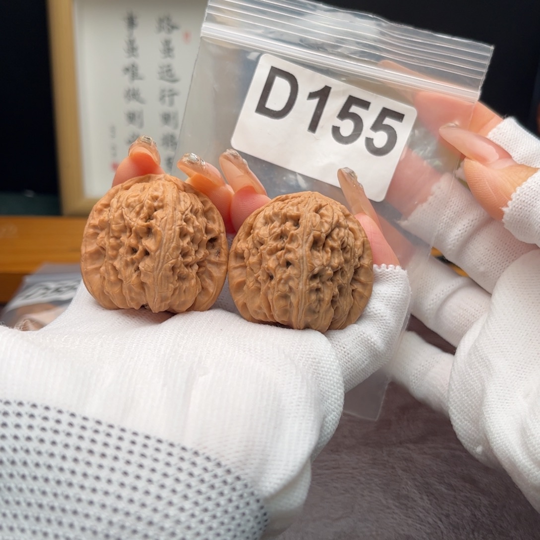 把件文玩核桃38白狮子d155