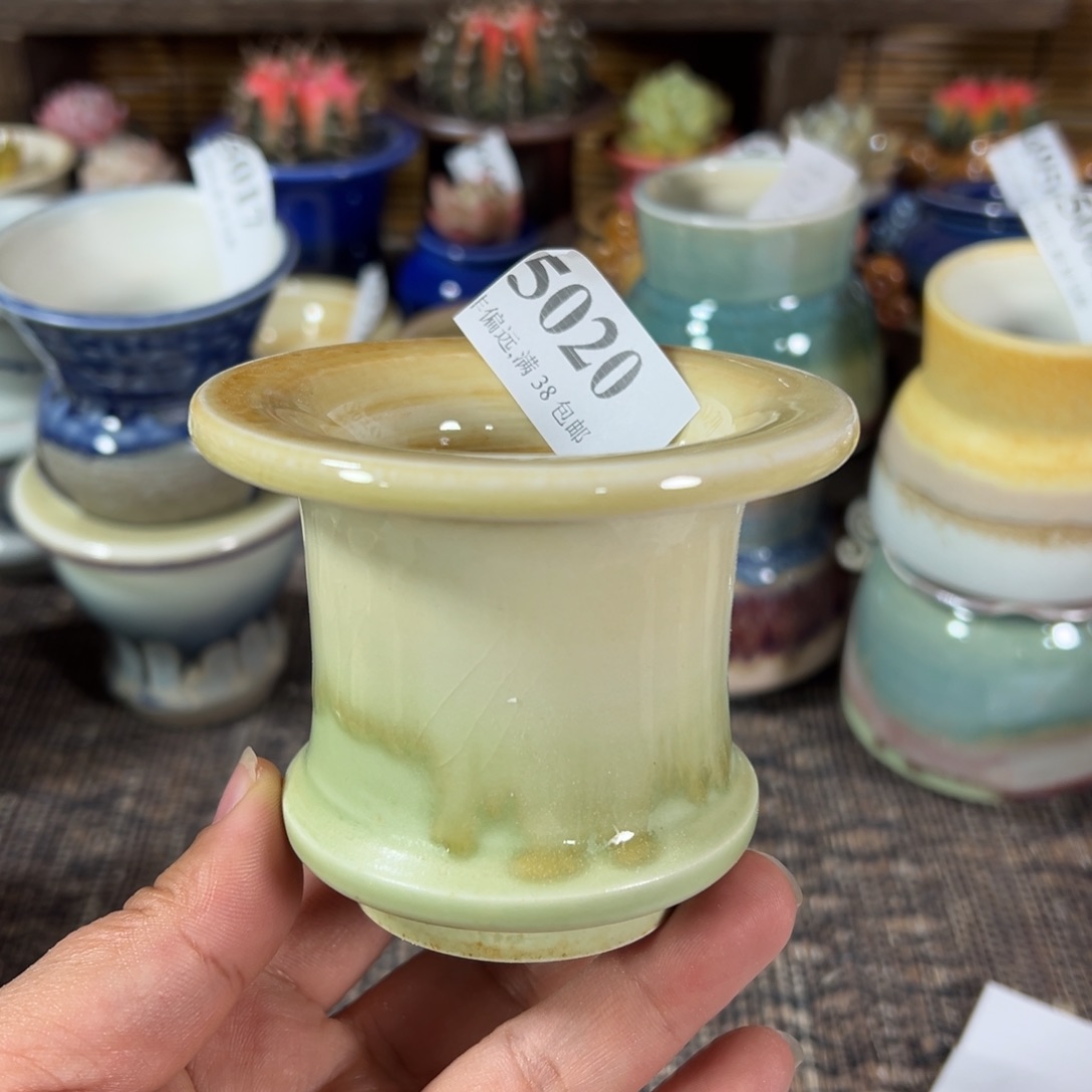 红陶景德镇手工花盆
