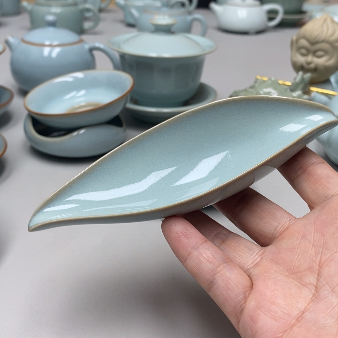 赵琳三足茶则无礼盒，