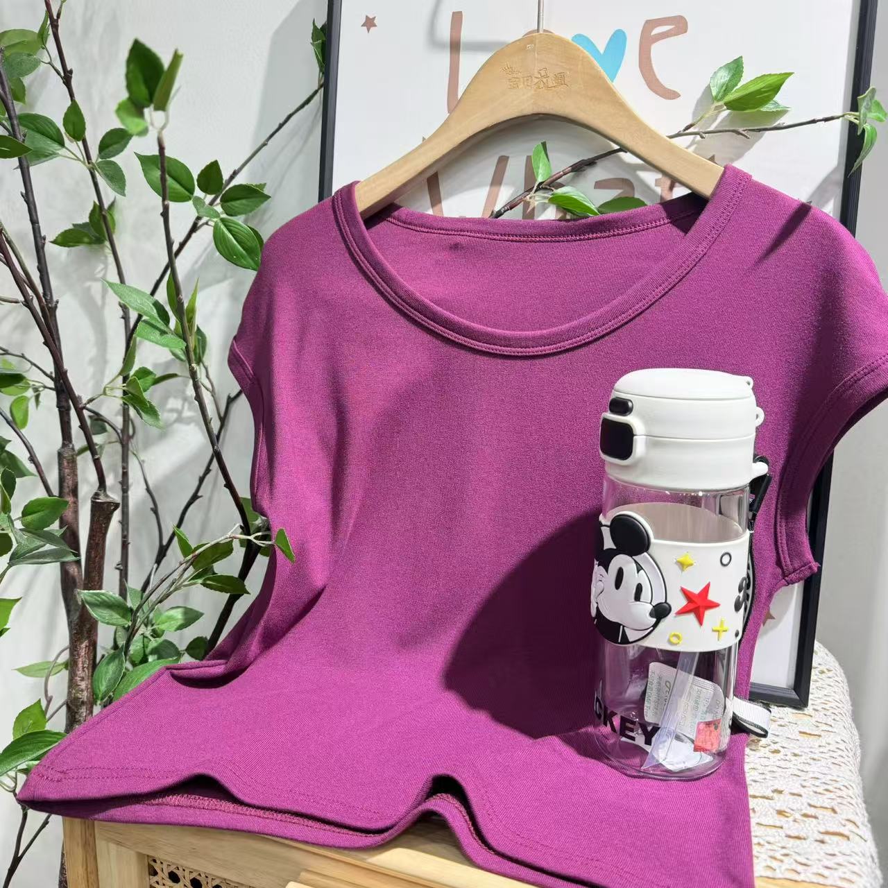 【宝贝家】儿童夏季双饮口T恤