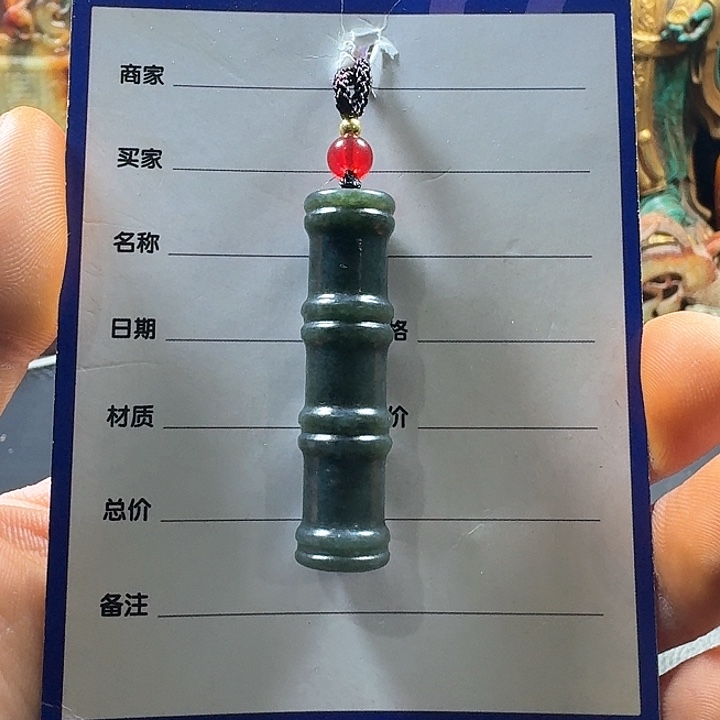 和田玉颈饰未镶嵌老*