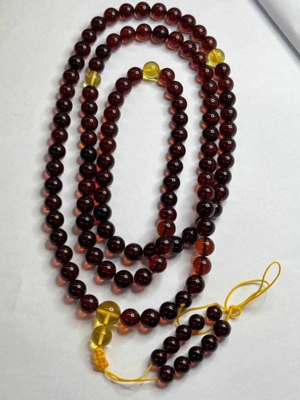 B93 血珀琥珀长链8*108