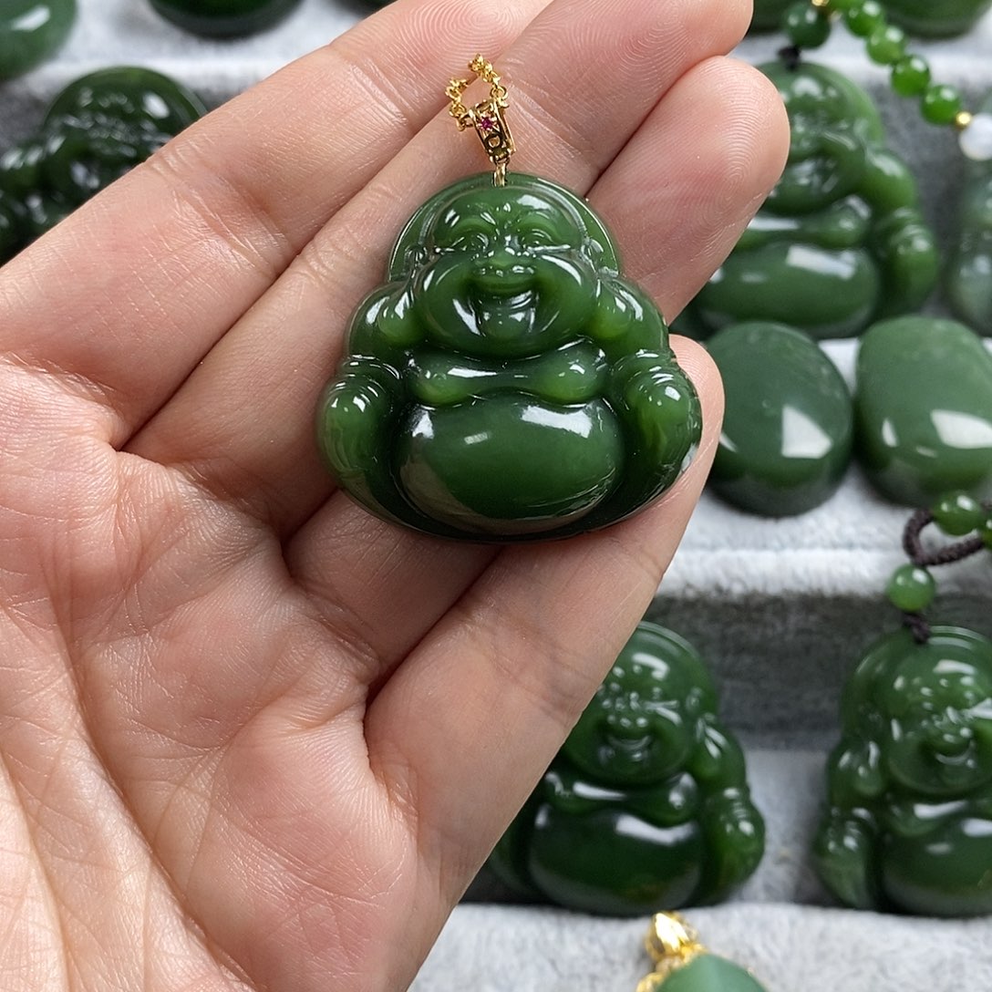和田玉（碧玉）未镶嵌颈饰