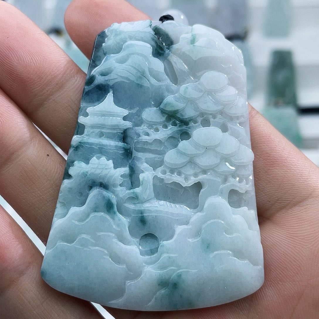 颈饰未镶嵌翡翠翡翠