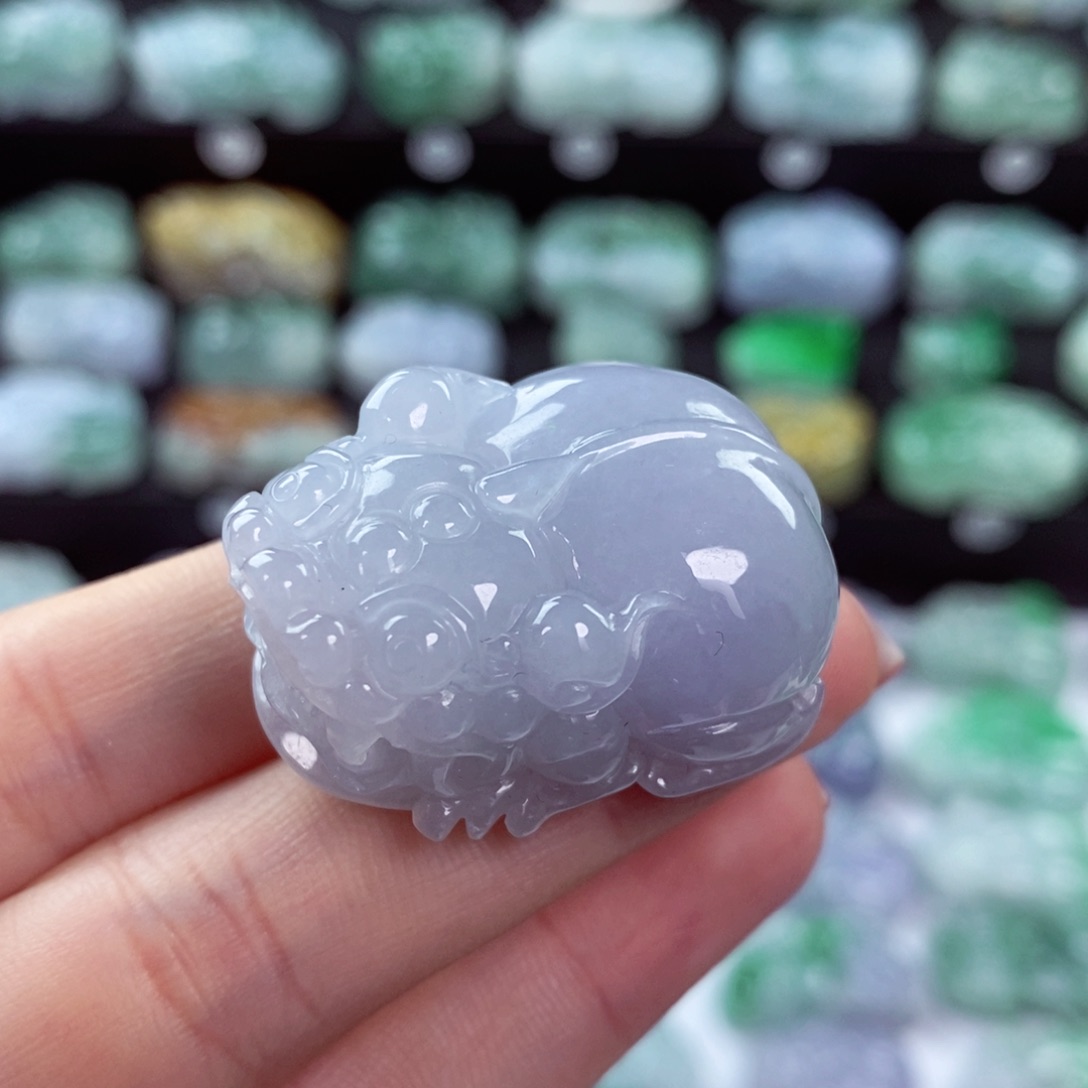 翡翠颈饰未镶嵌天然