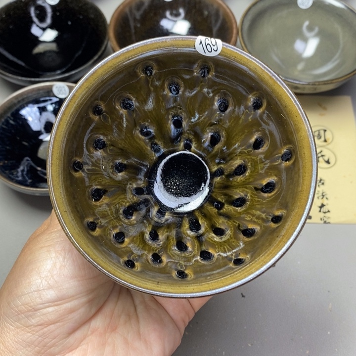 茶盏建窑建盏柴烧主人杯