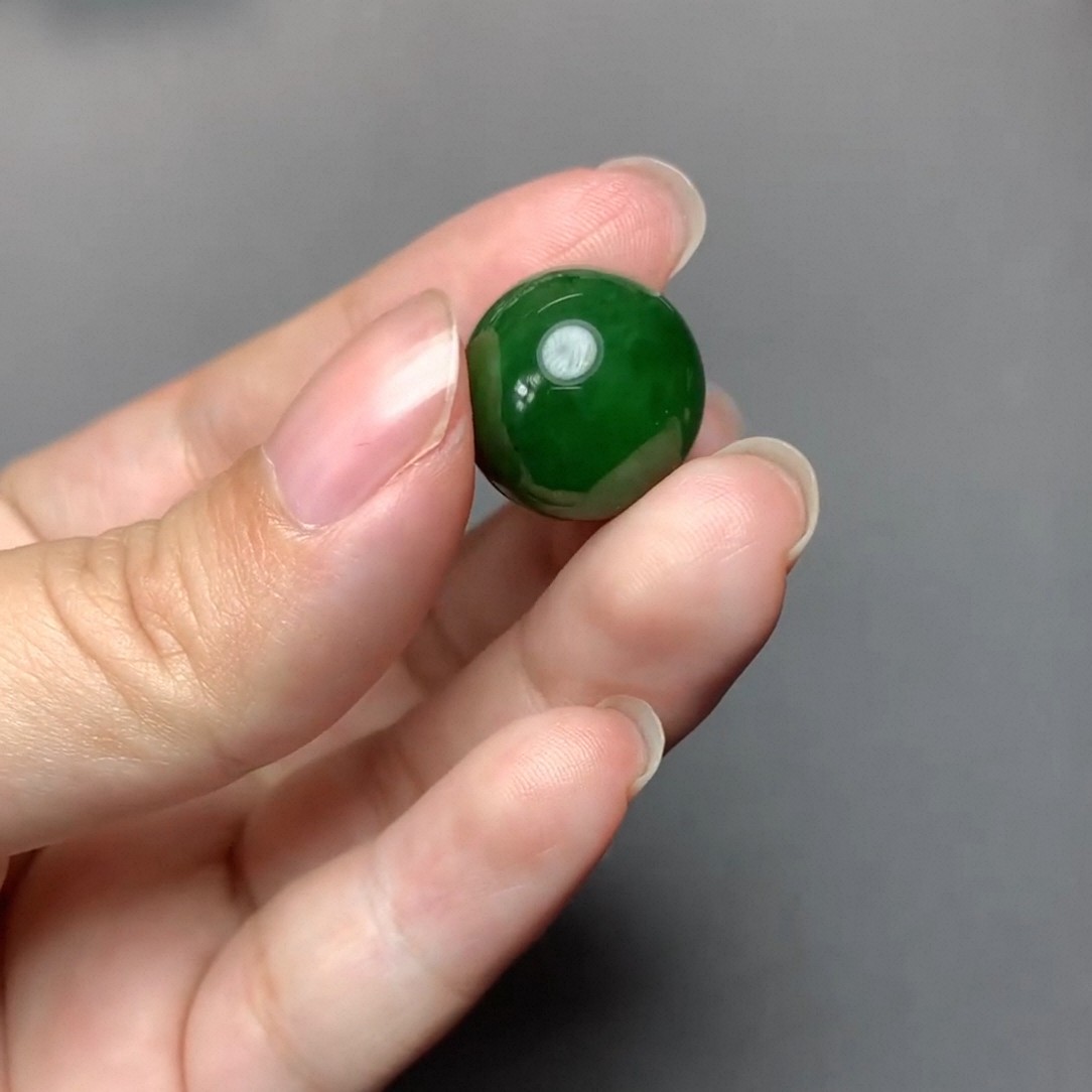 和田玉碧玉卡16单珠珠子