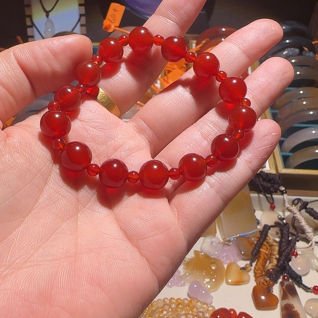 玛瑙/玉髓合金手镯