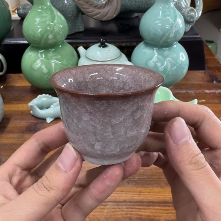 龙泉青瓷茶具微瑕46998