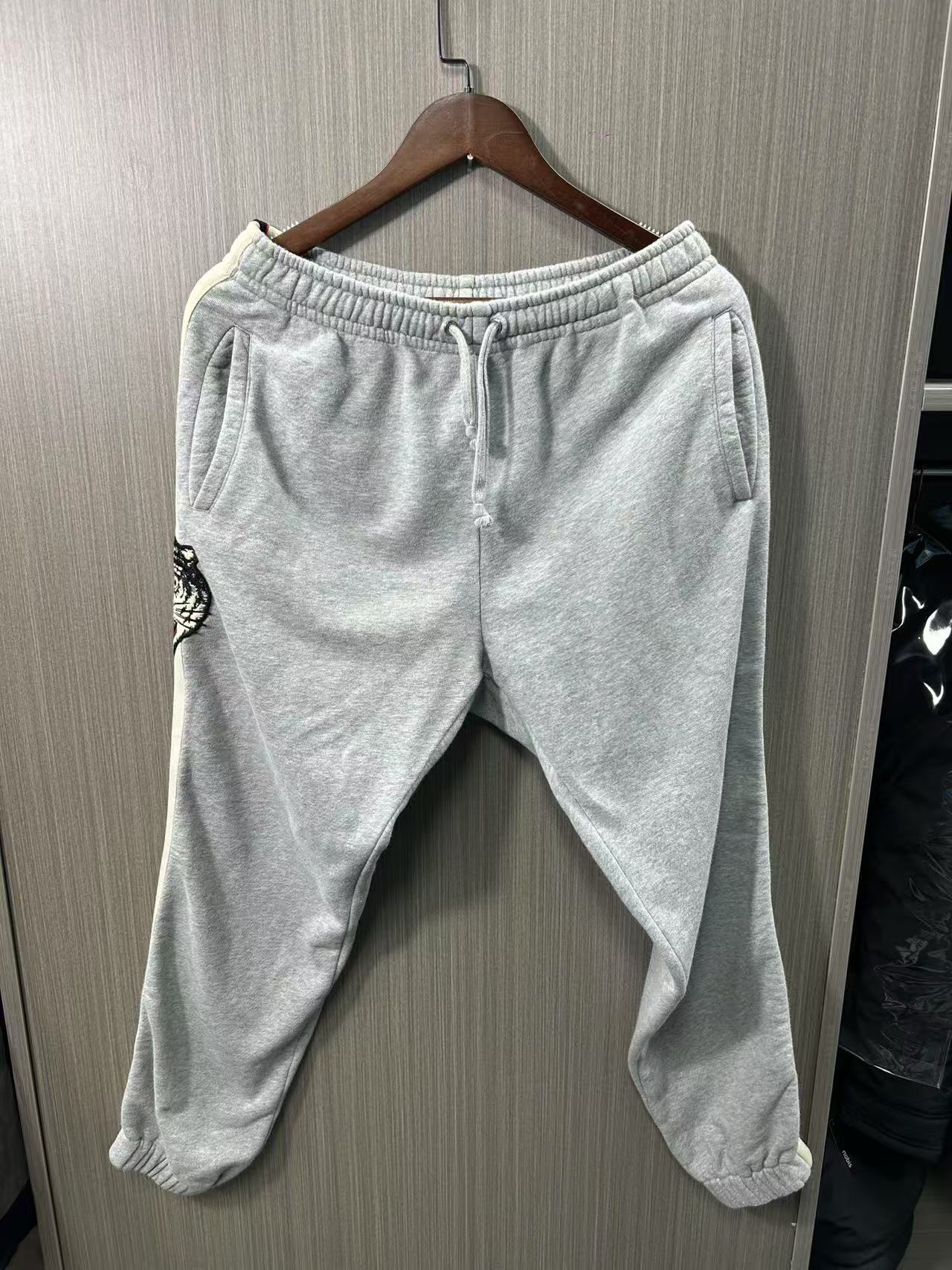 99新 GUCCI/古驰 虎头刺绣卫裤尺码：S 裤长94 腰围47编码3