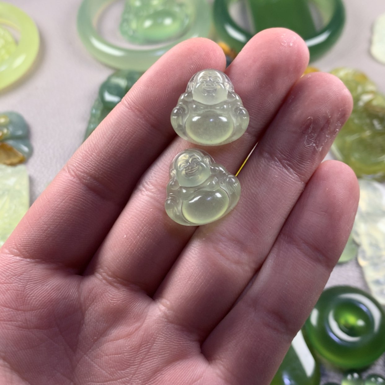 【闪购商品】蛇纹石玉岫玉未镶嵌