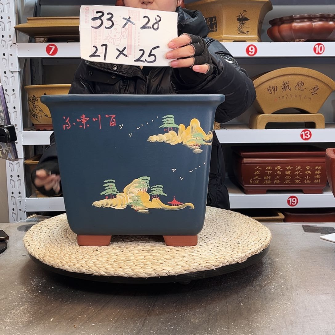 紫砂花盆紫砂花盆