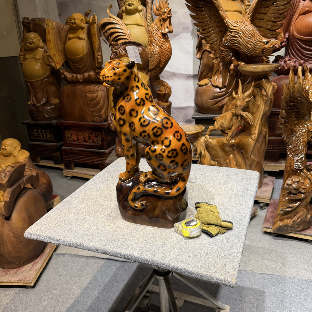 年年有鱼香樟木摆件