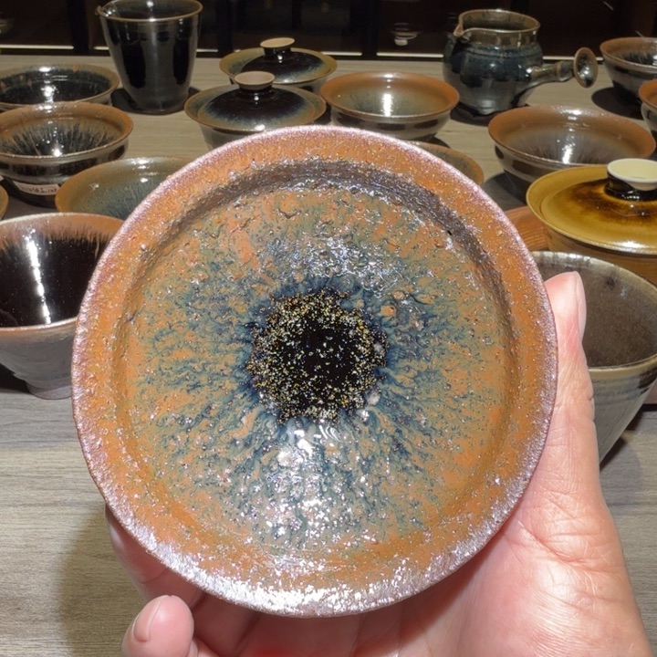 <***>桃花岛通天龙窑柴烧建盏样品