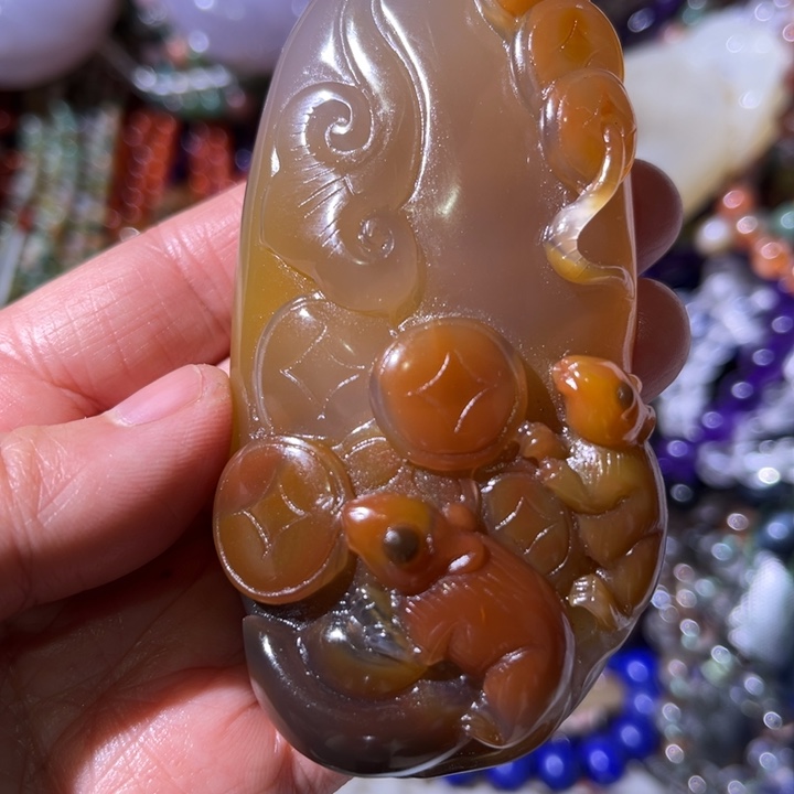 放***下玛瑙/玉髓未镶嵌手链