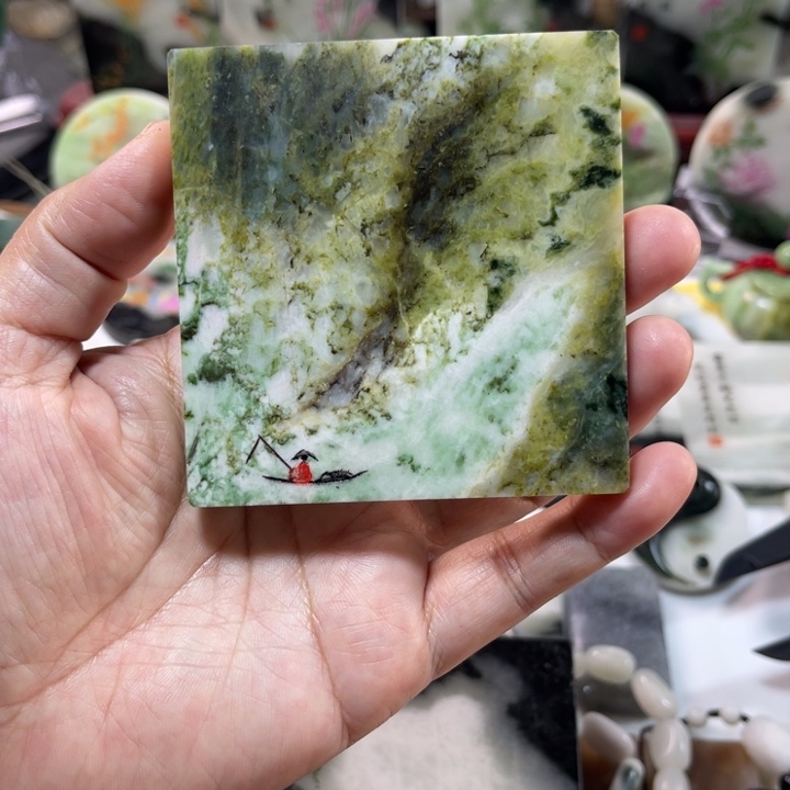 独山玉未镶嵌颈饰雅摆