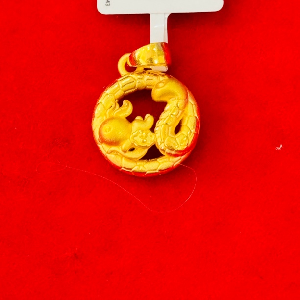 【莹莹专享】足金999饰品 蛇盘兔吊坠 GP 1.84