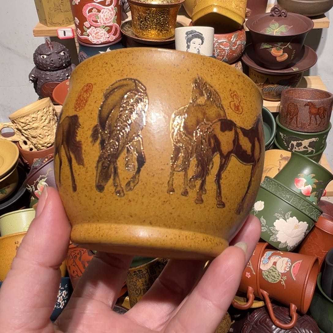 紫砂茶杯宜兴紫砂主人杯