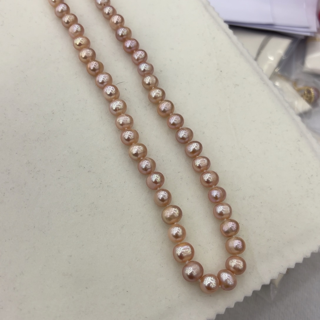 淡水珍珠颈饰合金505