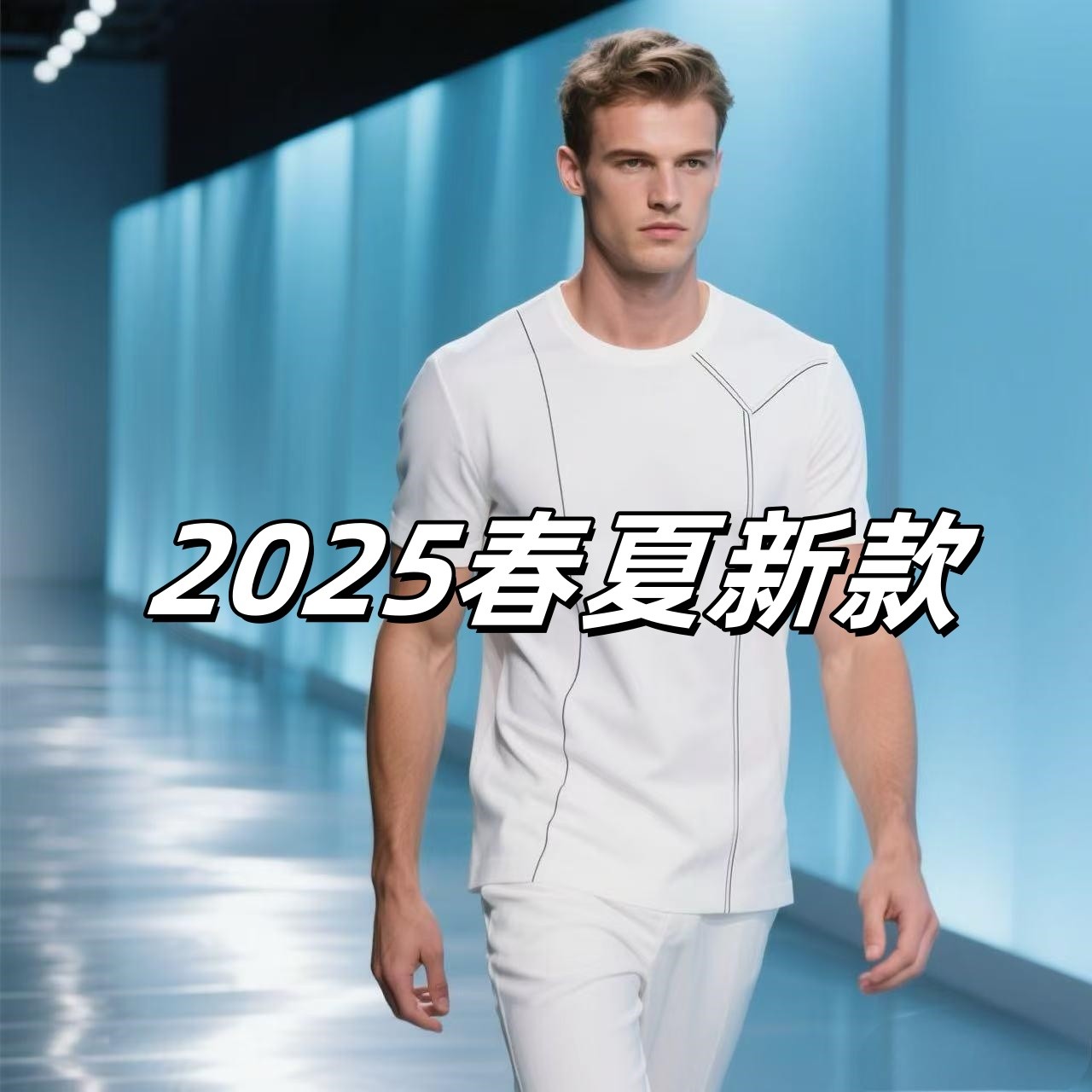 肩上镂空字母圆领短袖SLN夏季新款欧货简约字母休闲轻奢时尚T恤