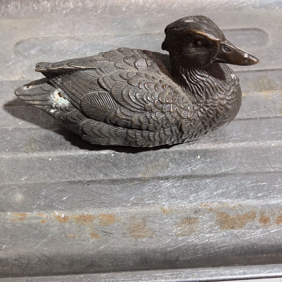 悠***然黄铜摆件，文房摆件