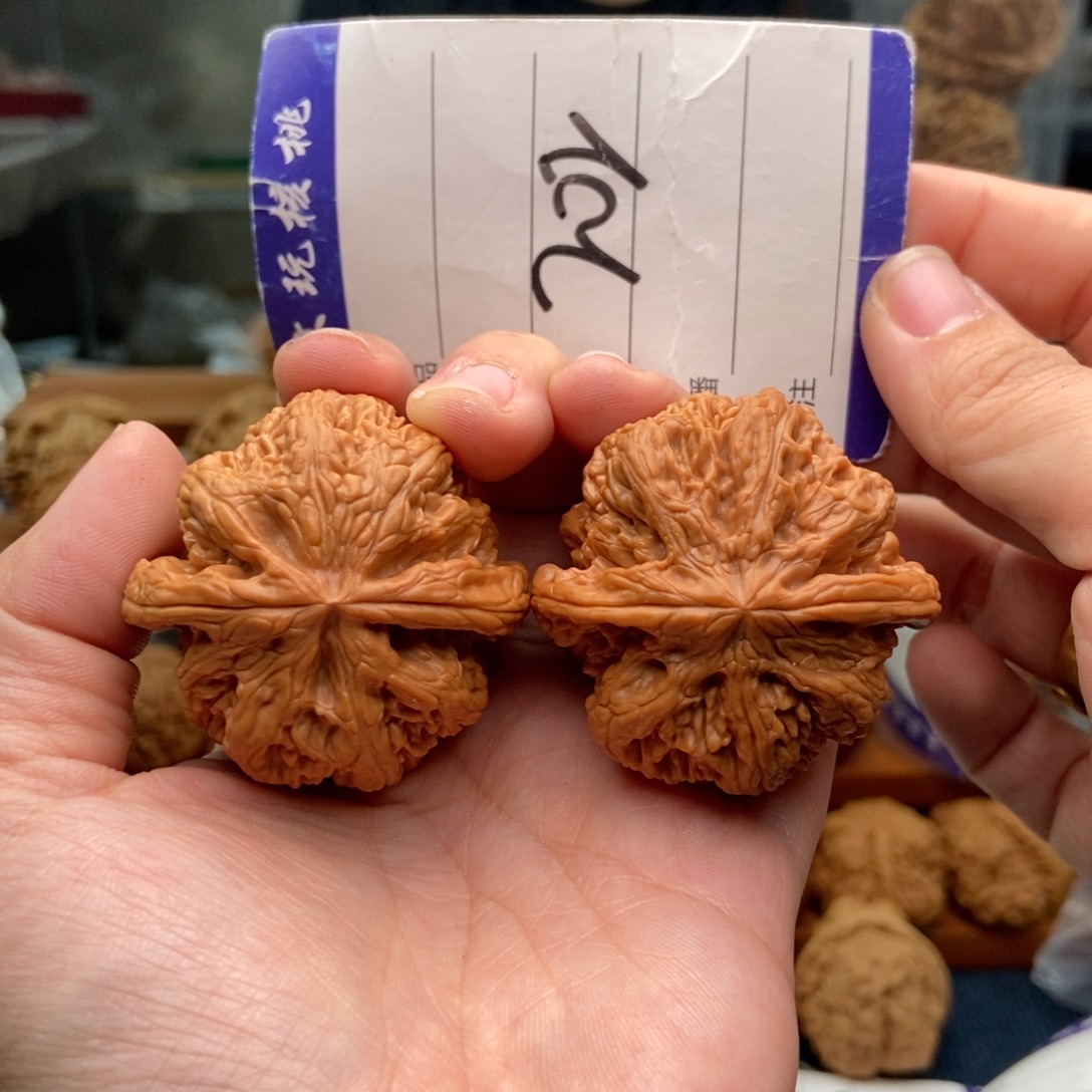 文玩核桃把件44粗筋