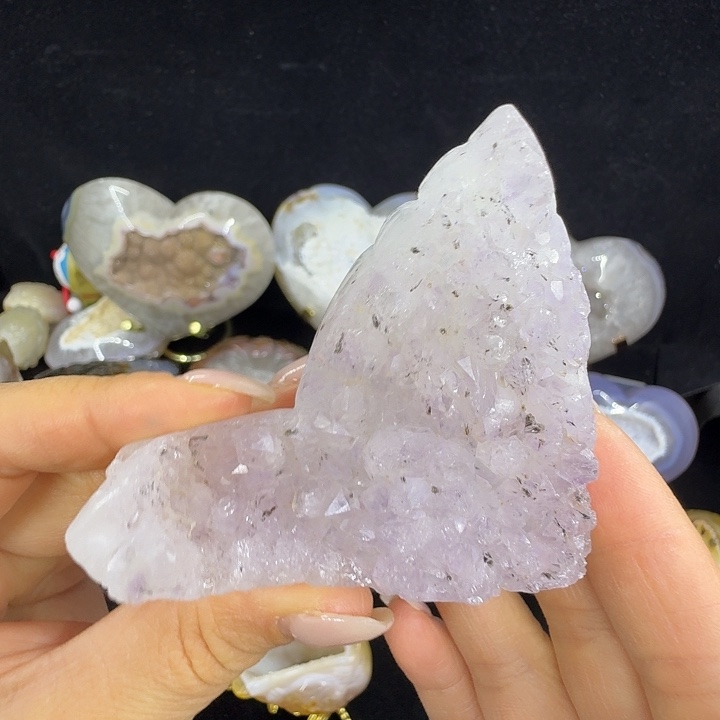 玛瑙/玉髓未镶嵌金蟾蜗牛