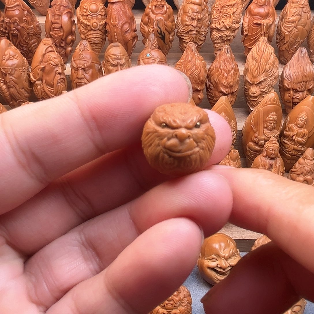 猴头核桃吊坠18大圣