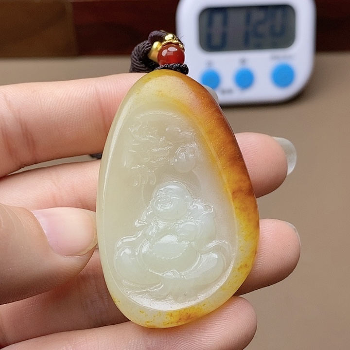 和田玉挂件未镶嵌F