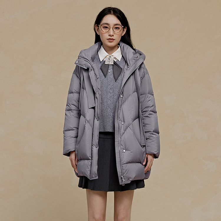 【银泰百货OH】pit 女式保暖冬季时尚百搭羽绒服外套111A440754