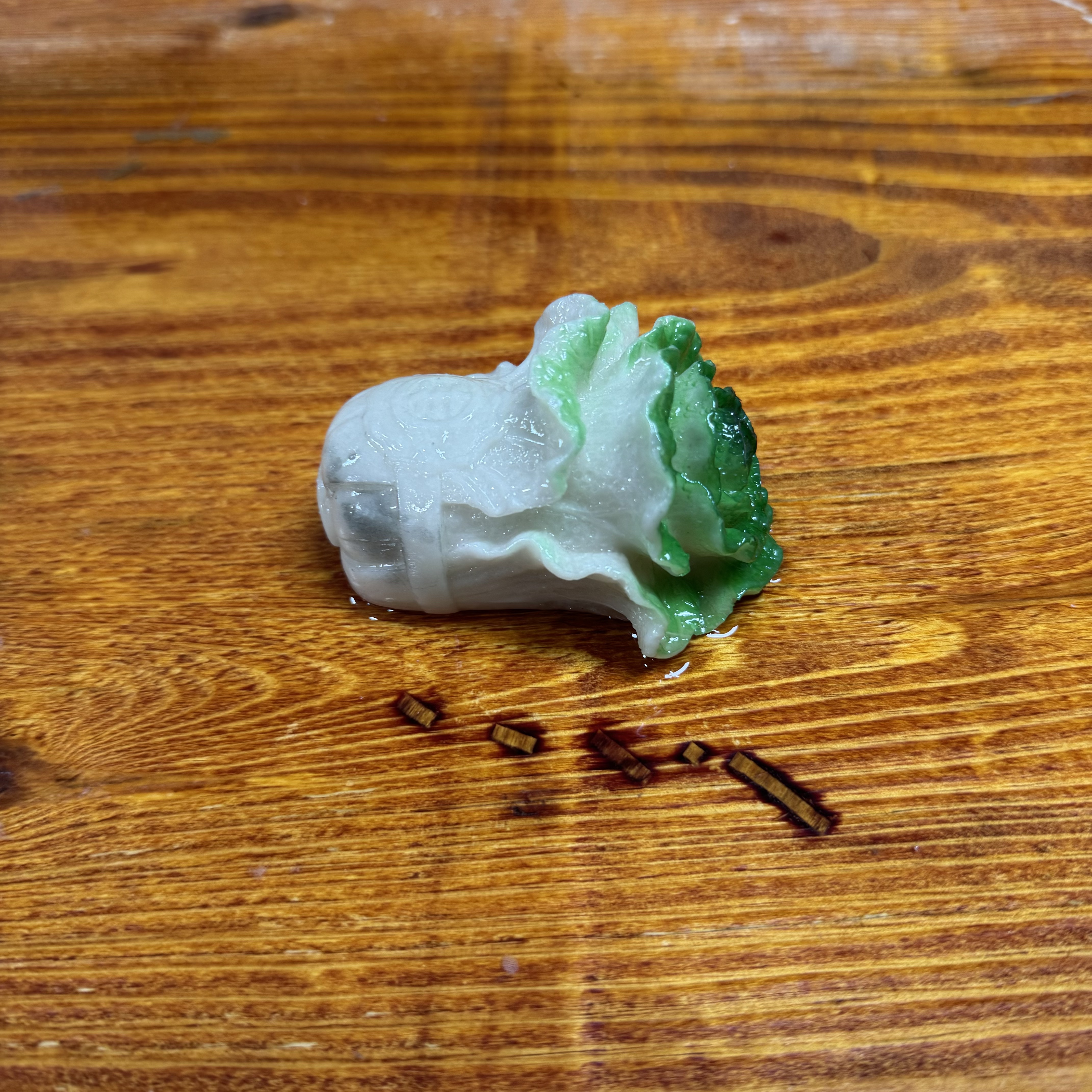 【闪购商品】白菜变色茶宠绿色创意茶道精美把玩