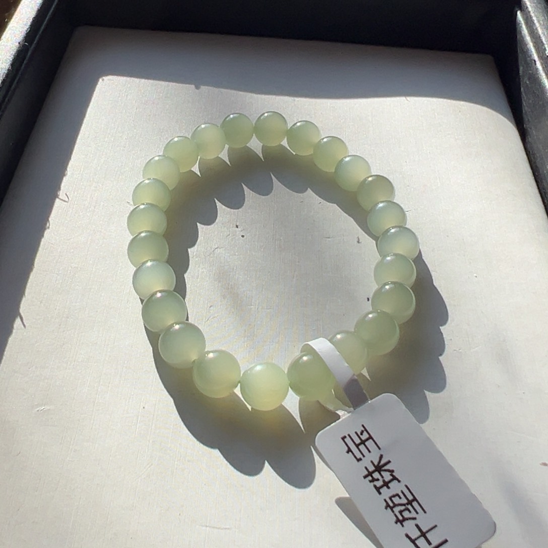 和田玉手链未镶嵌S****?