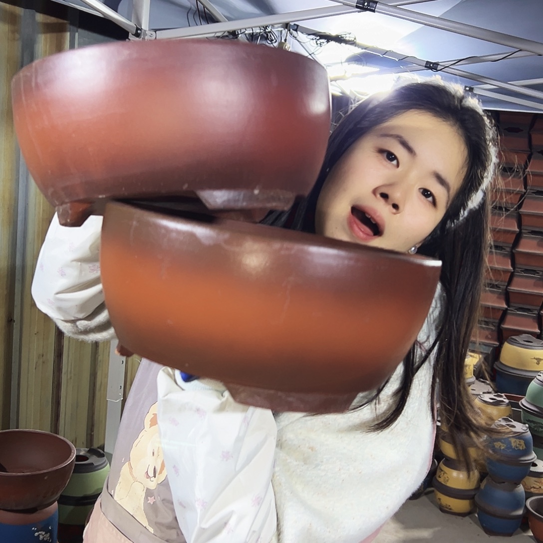 仿古江山如画大号一对