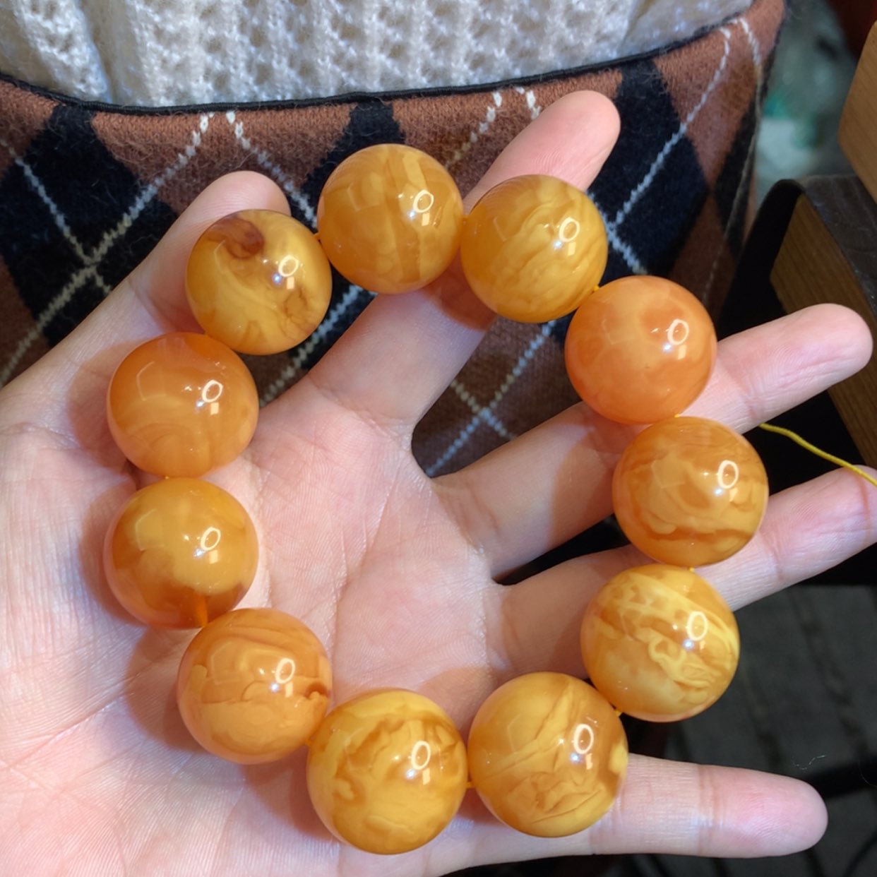【闪购商品】蜜蜡手串未镶嵌蜜蜡手串