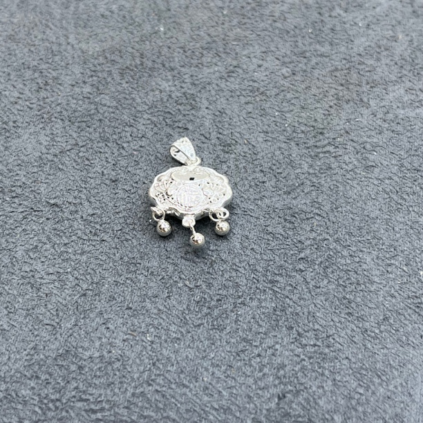 吊坠足银 足银祥云锁吊坠不带链15mm-5513