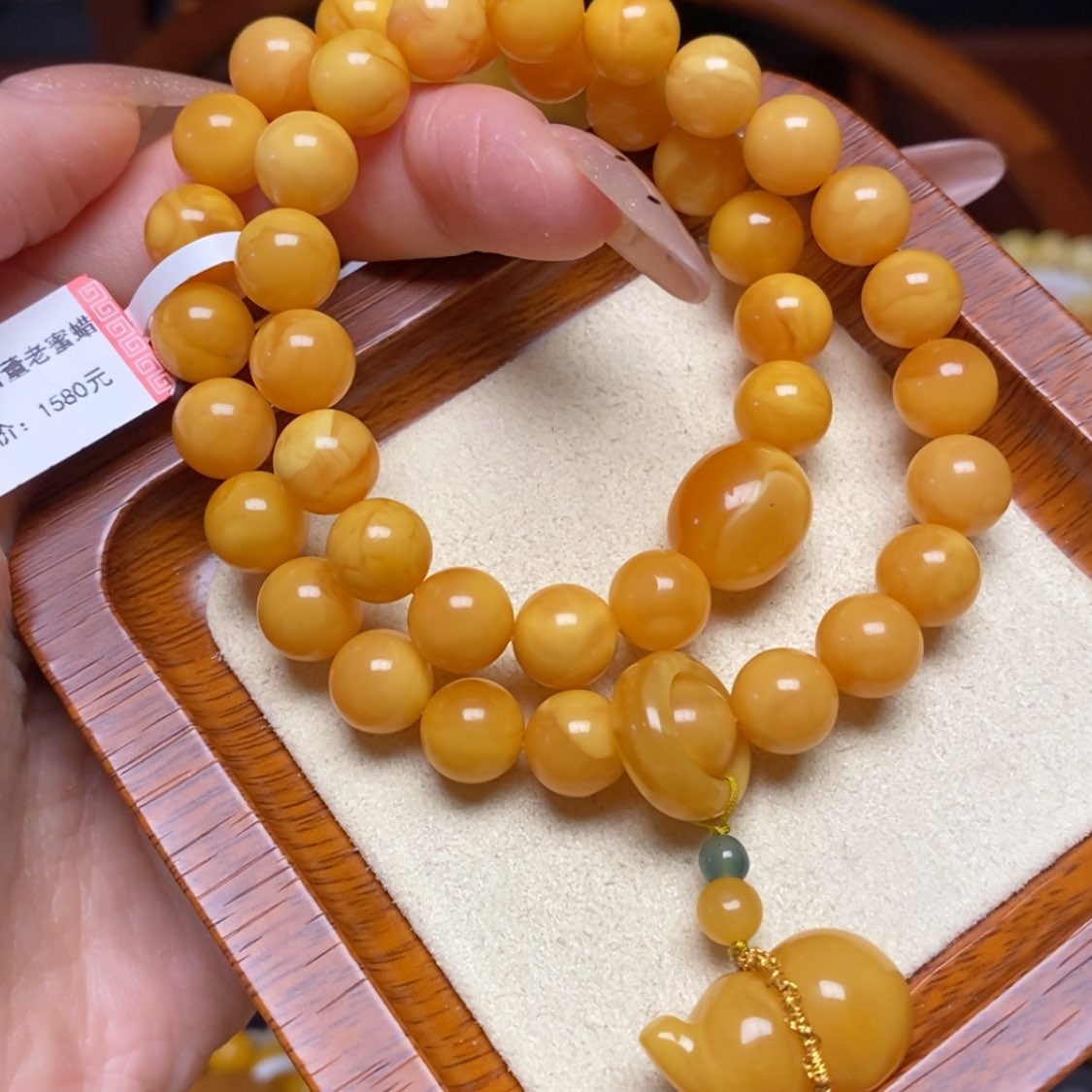 【闪购商品】蜜蜡手链未镶嵌手串