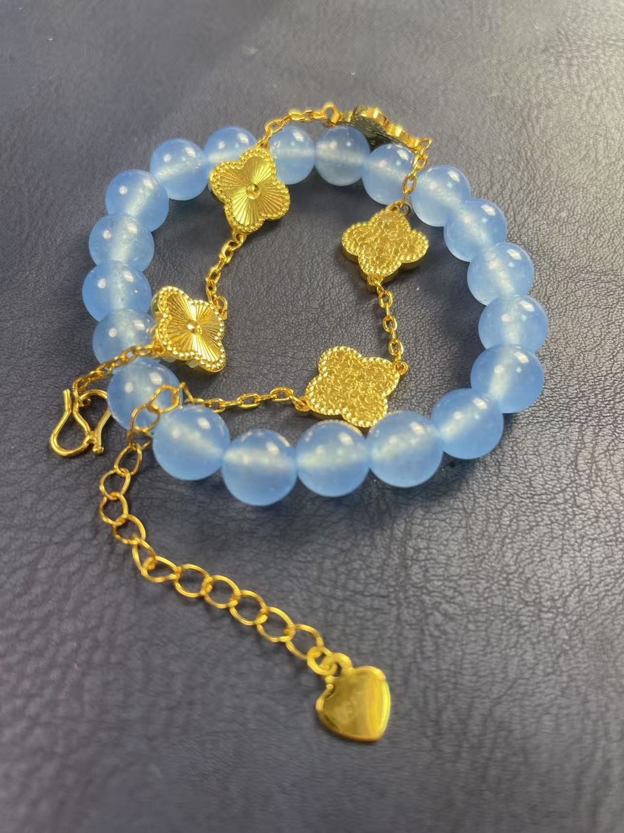 H胡总好物-四叶草碎冰冰手链