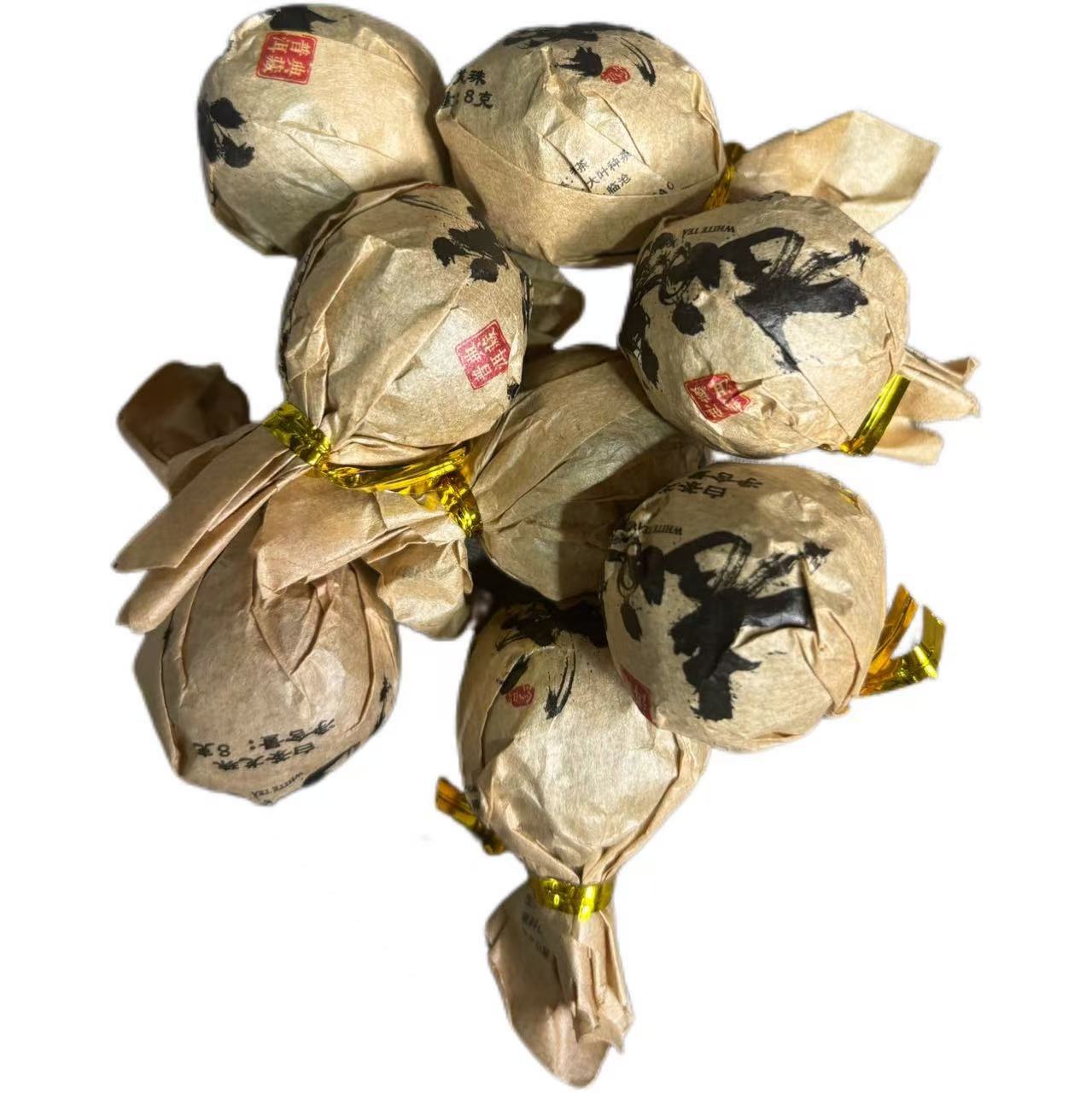 2008年滚岗老白茶龙珠8克*15颗7月19日-【11号品】