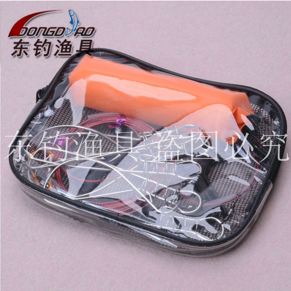 东钓渔具不锈钢活鱼扣 栓鱼器 路亚鱼锁 锁鱼器 带浮力棒渔具配件