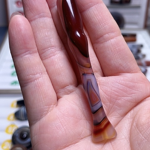 玛瑙未镶嵌吊坠玛瑙烟嘴过滤器