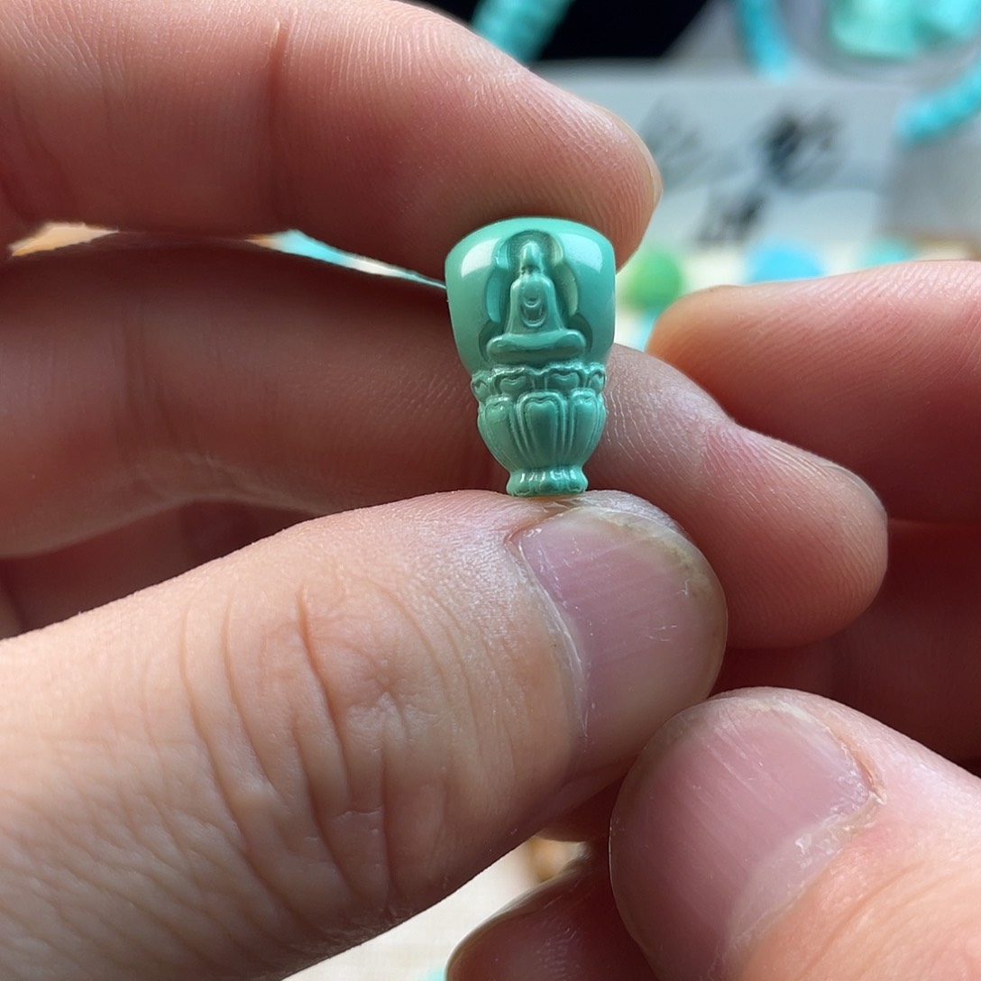 原生态湖北松配饰，直径10