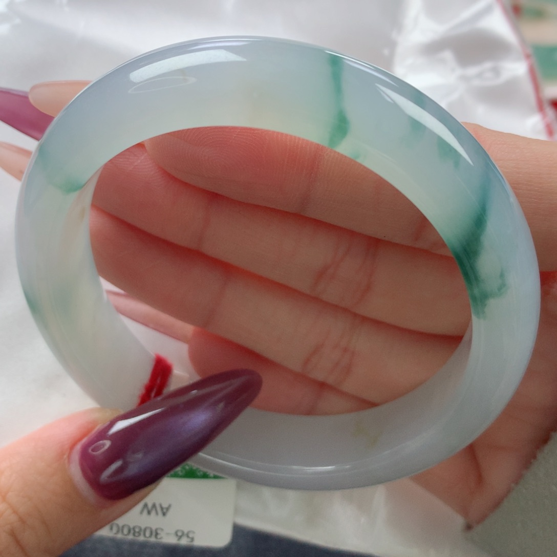 未镶嵌手镯翡翠缅甸天然翡翠A货56