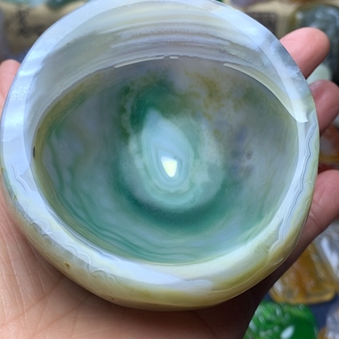 玛瑙/玉髓珠宝奇石未镶嵌摆