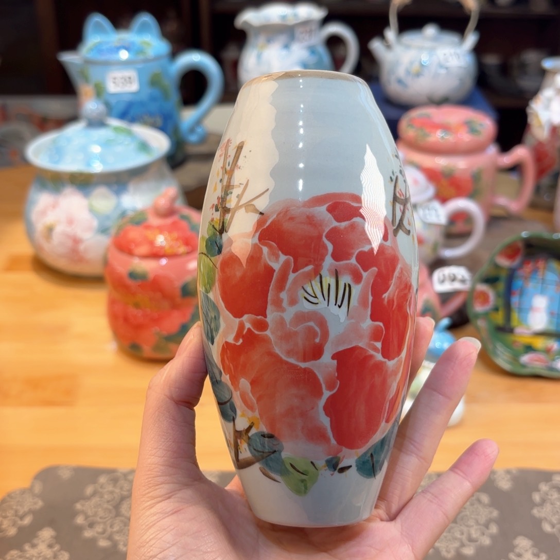 景德镇手绘高温釉下彩陶瓷茶具