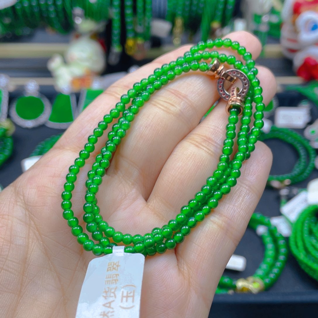 颈饰未镶嵌翡翠项链3